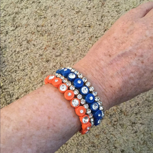 NY Islanders Hockey Vintage Feather Earrings Bracelet Set Y2K Sports Gift NEW - Picture 4 of 6